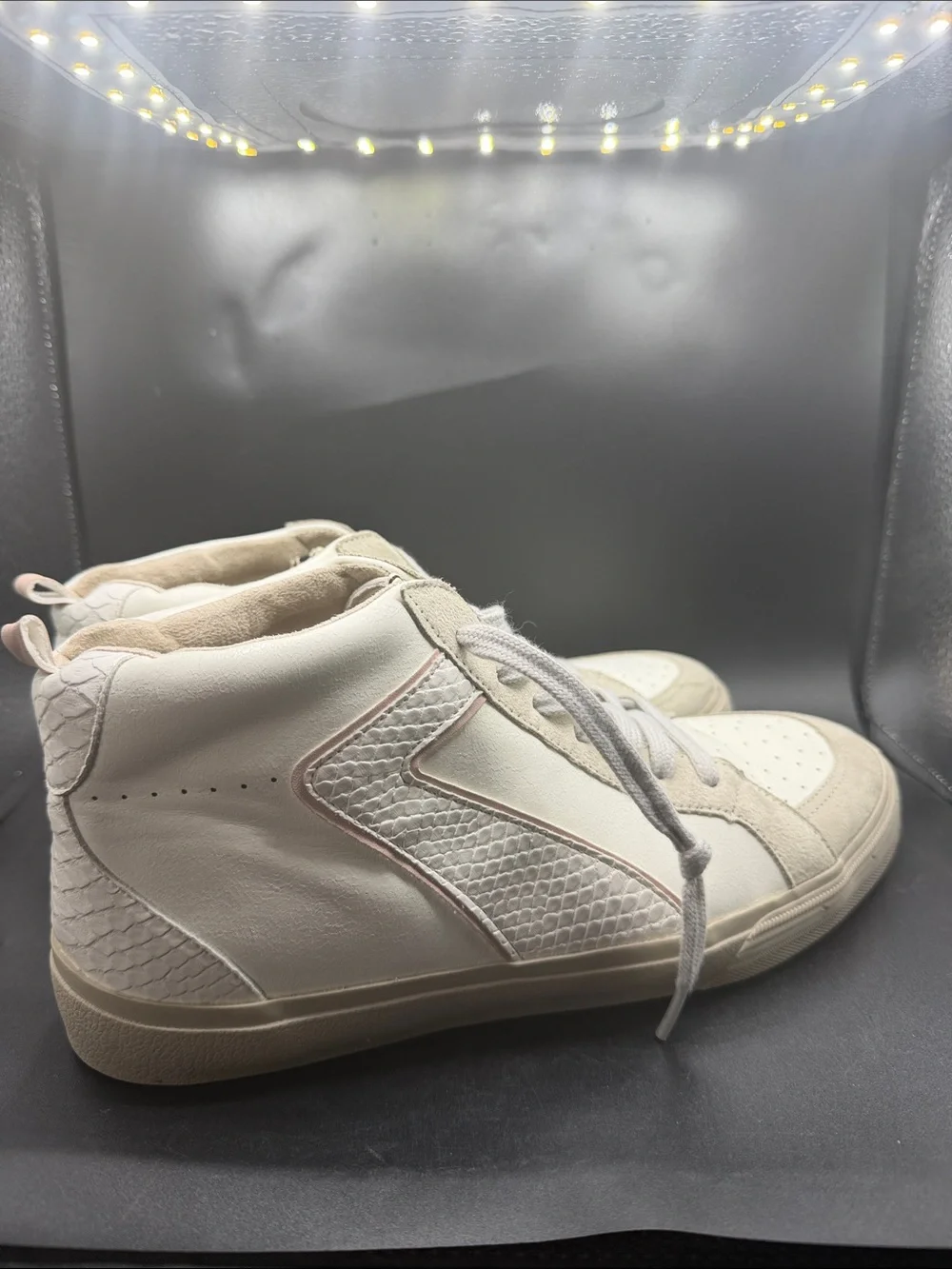 Shu Shop High Top Samantha Shoes Sandy Bonr Snake